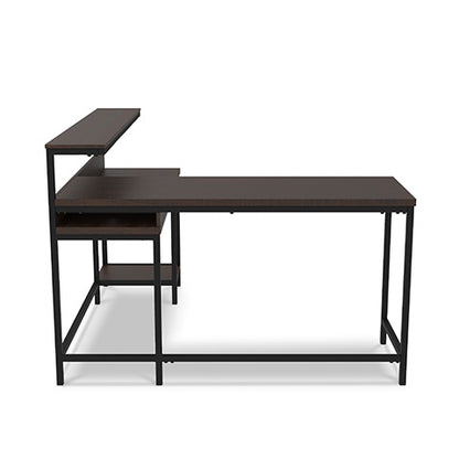 Camiburg Warm Brown L-Desk with Storage