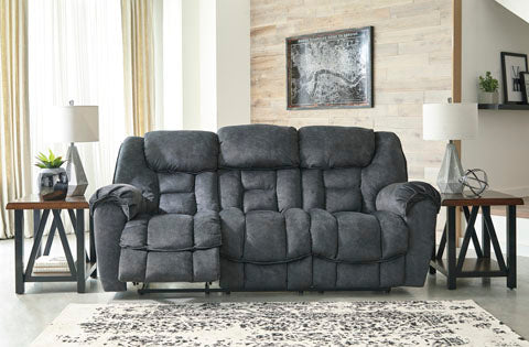 Capehorn Granite Reclining Sofa