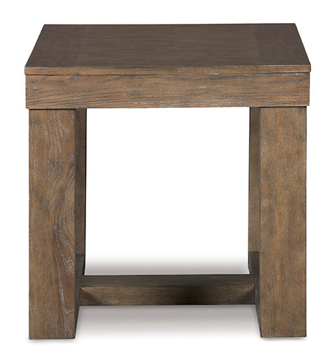 Cariton Grayish Brown End Table