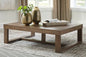 Cariton Grayish Brown Coffee Table