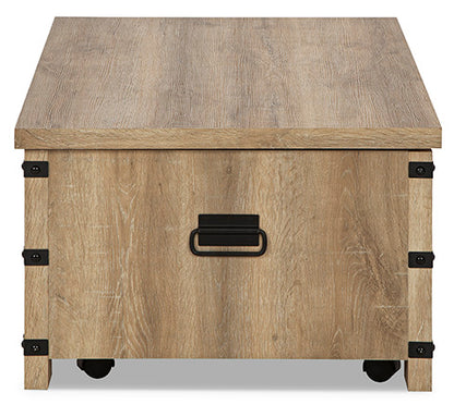 Calaboro Light Brown Lift-Top Coffee Table
