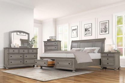 Carson Gray Chest of Drawers