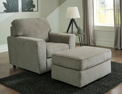 Cascilla Pewter Ottoman