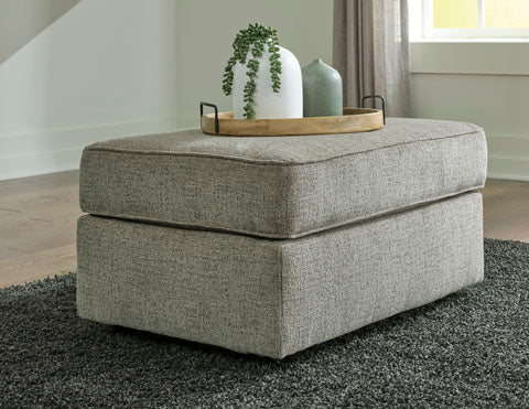 Cascilla Pewter Ottoman