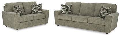 Cascilla Pewter Sofa and Loveseat Set