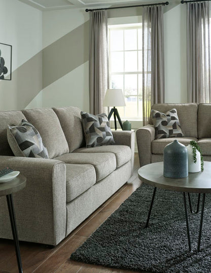 Cascilla Pewter Sofa and Loveseat Set