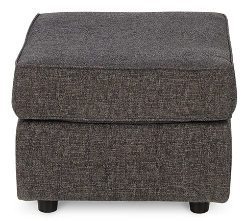 Cascilla Slate Gray Ottoman