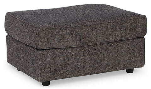 Cascilla Slate Gray Ottoman