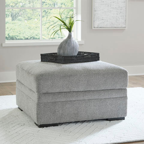 Casselbury Cement Ottoman With Storage