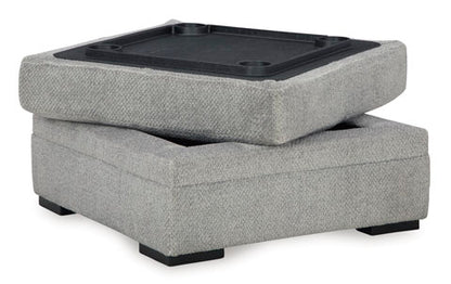 Casselbury Cement Ottoman With Storage