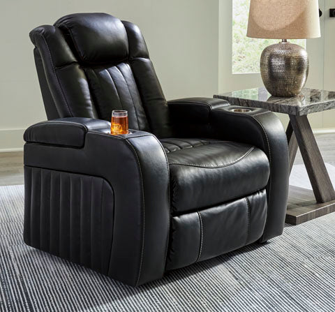 Caveman Den Midnight Power Recliner