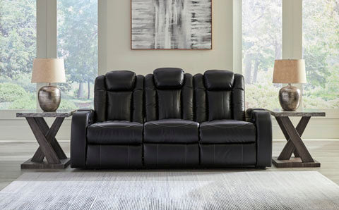 Caveman Den Midnight Power Reclining Sofa