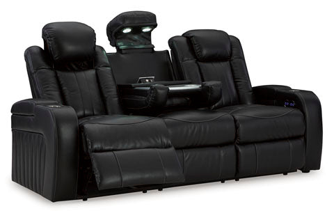 Caveman Den Midnight Power Reclining Sofa