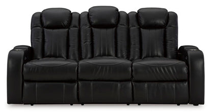 Caveman Den Midnight Power Reclining Sofa