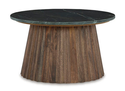 Ceilby Black and Brown Accent Coffee Table