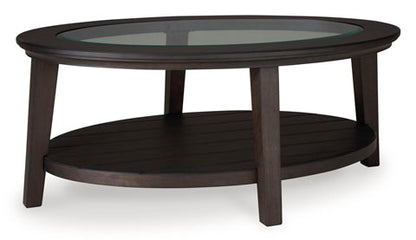 Celamar Dark Brown Coffee Table