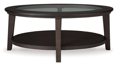 Celamar Dark Brown Coffee Table