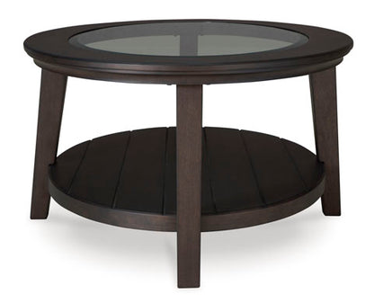 Celamar Dark Brown Coffee Table
