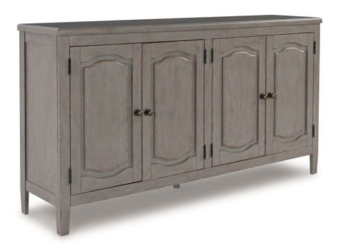 Charina Antique Gray Accent Cabinet