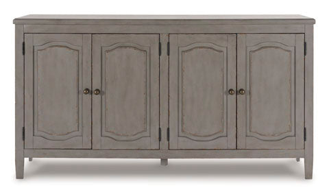 Charina Antique Gray Accent Cabinet