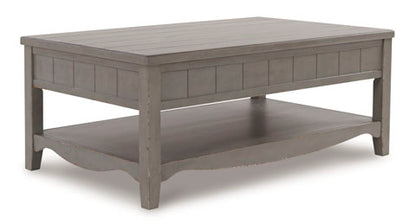 Charina Antique Gray Coffee Table
