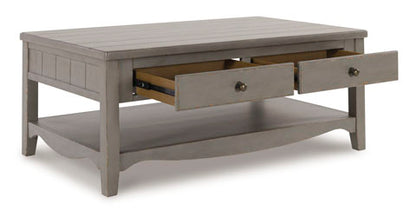 Charina Antique Gray Coffee Table