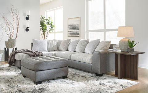 Clairette Court 2-Piece Sectional with Chaise