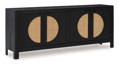 Cliffiings Black Accent Cabinet