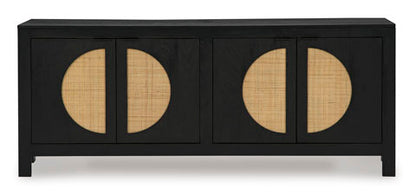 Cliffiings Black Accent Cabinet