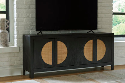Cliffiings Black Accent Cabinet