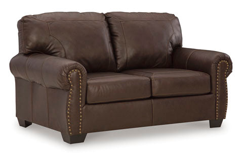 Colleton Dark Brown Loveseat