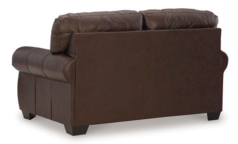 Colleton Dark Brown Loveseat