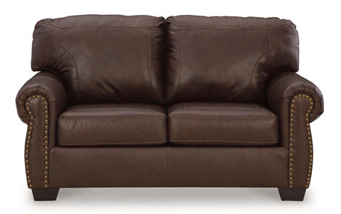 Colleton Dark Brown Loveseat