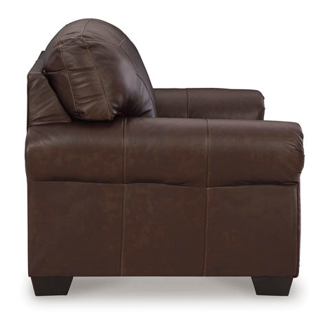 Colleton Dark Brown Loveseat