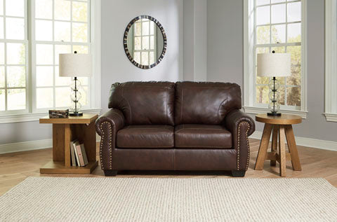 Colleton Dark Brown Loveseat