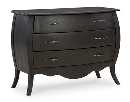 Coltner Black Accent Cabinet