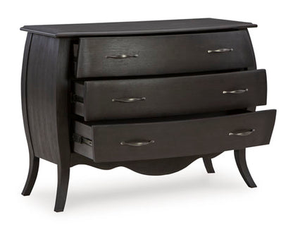 Coltner Black Accent Cabinet