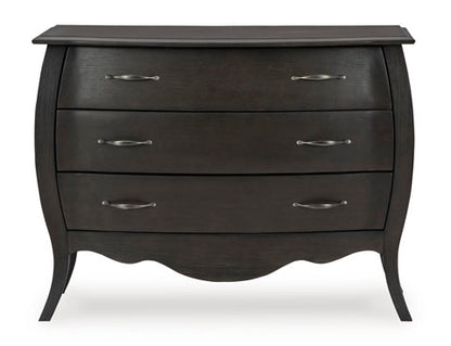 Coltner Black Accent Cabinet