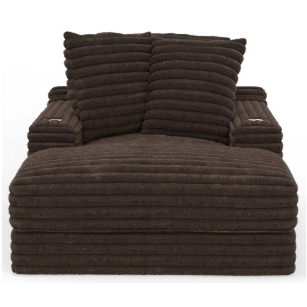 Catnapper Comfrey Chocolate Chaise Lounge