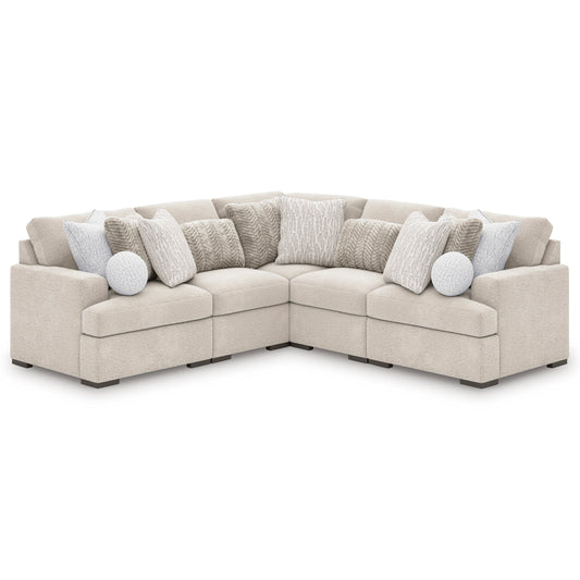 Cuddle Plush Artic 5-Piece Sectional