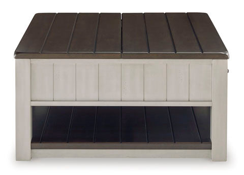 Darborn Gray Brown Lift-Top Coffee Table