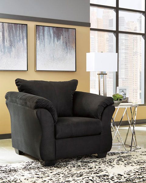 Darcy Black Accent Chair