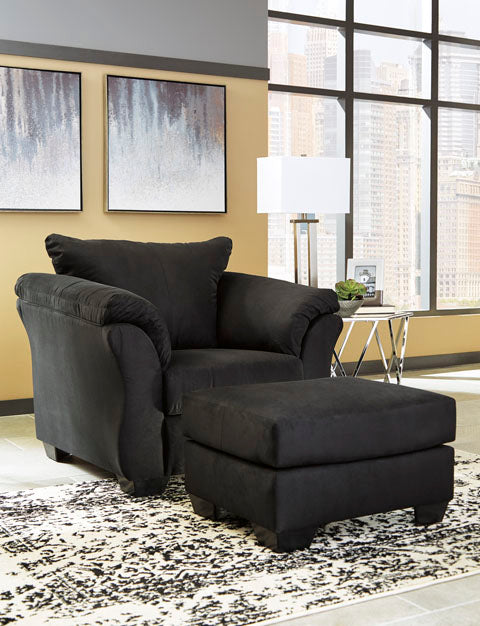 Darcy Black Accent Chair