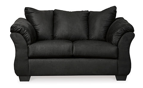 Darcy Black Loveseat