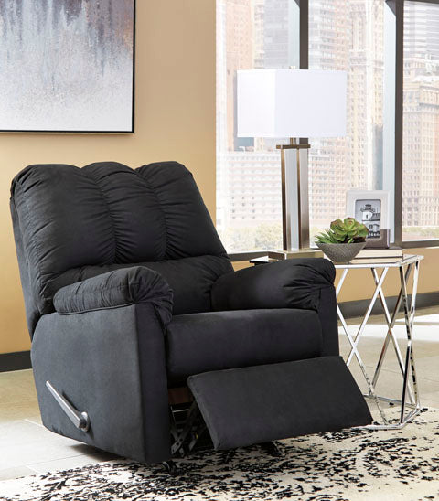 Darcy Black Rocker Recliner