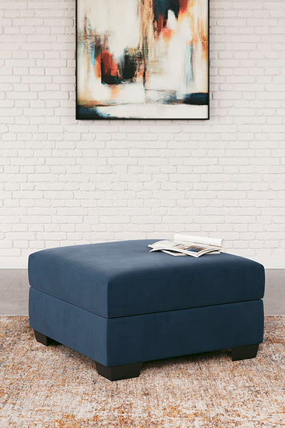 Darcy Blue Ottoman