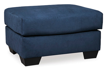 Darcy Blue Ottoman