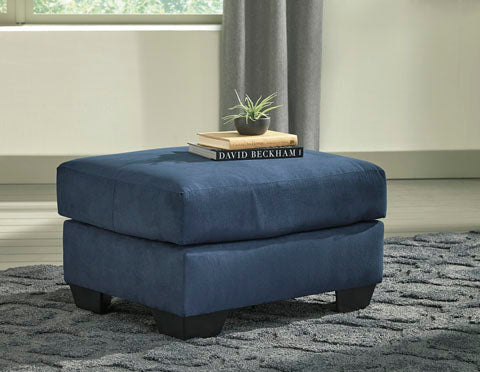 Darcy Blue Ottoman