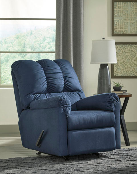 Darcy Blue Rocker Recliner