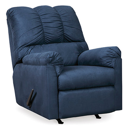 Darcy Blue Rocker Recliner